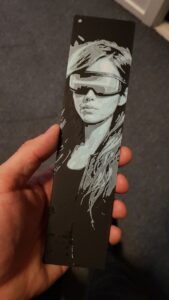 3D Print (PLA Bogmærke - Warcross (AI Template)